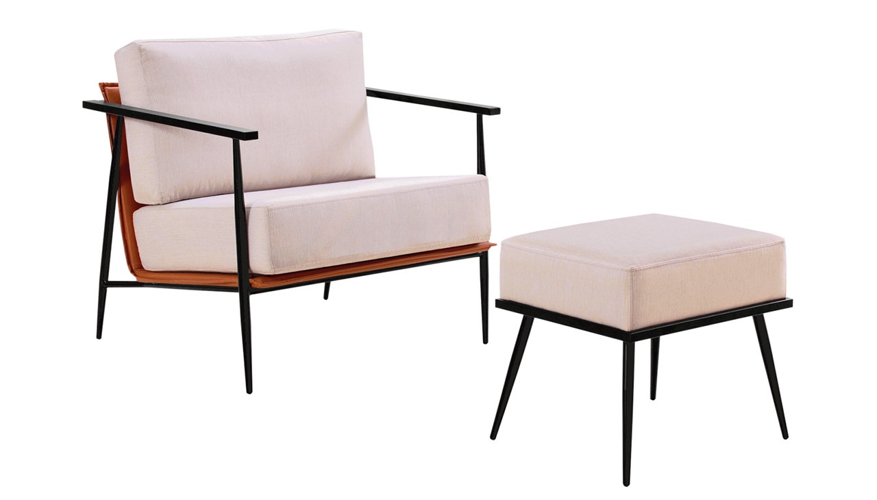 Poltrona e Puff Armação